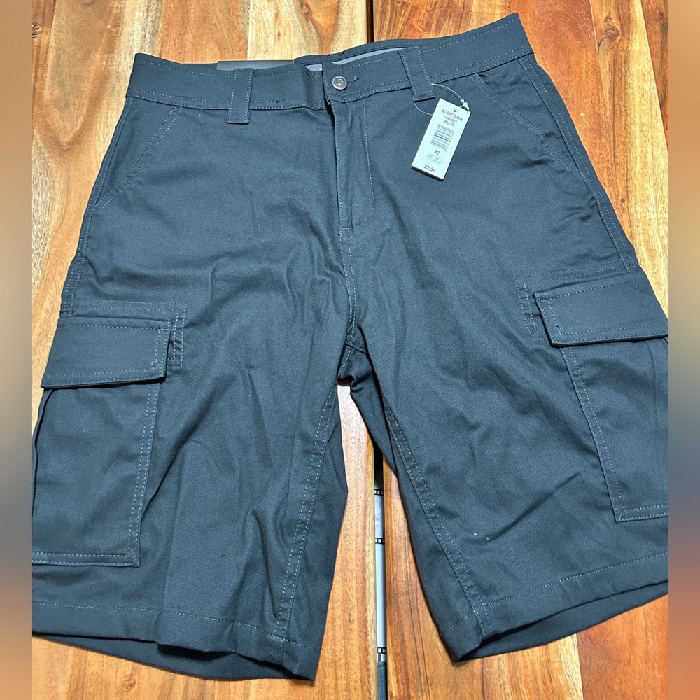Men's Black Cargo Shorts
